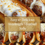 Easy Weeknight Meatball Sub Recipe
