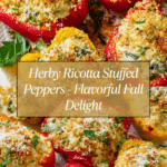 Herby Ricotta Stuffed Peppers Recipe