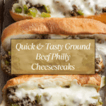 30-Minute Ground Beef Philly Cheesesteak Recipe