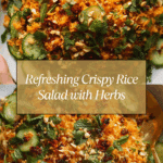 Crispy Rice Salad with Cucumbers and Herbs Recipe