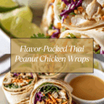 Thai Peanut Chicken Wraps Recipe