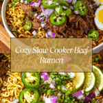 Slow Cooker Beef Ramen Recipe